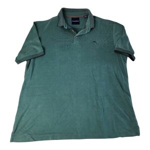 Tommy Bahama Island Zone Men’s Polo Shirt Sz XL Green Modal Blend Quiet Luxury